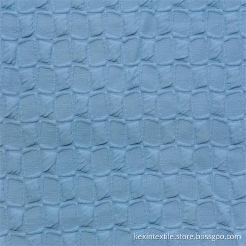 100% polyester jacquard quilted knitted printed fabric
